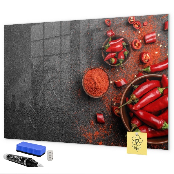 Dry erase board magnetic Cozy memories from the kitchen and nature