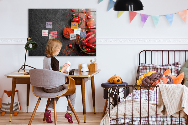 Dry erase board magnetic Cozy memories from the kitchen and nature