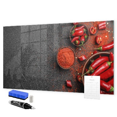 Dry erase board magnetic Cozy memories from the kitchen and nature