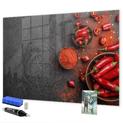 Dry erase board magnetic Cozy memories from the kitchen and nature