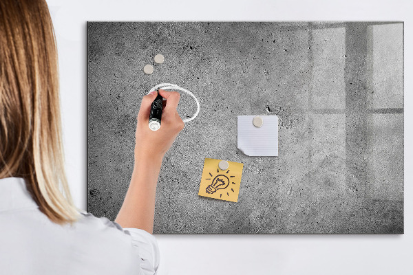 Magnetic dry erase board Memo board with magnets and photos