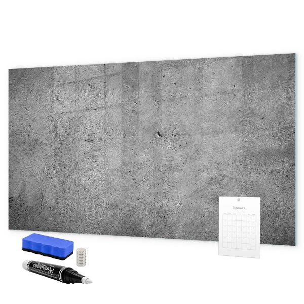Magnetic dry erase board Memo board with magnets and photos