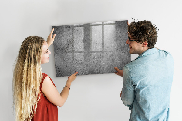 Magnetic dry erase board Memo board with magnets and photos