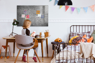 Magnetic dry erase board Memo board with magnets and photos