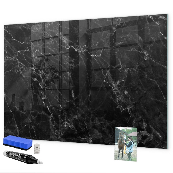 Dry erase board magnetic Modern board for notes and photos