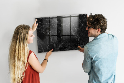 Dry erase board magnetic Modern board for notes and photos