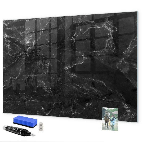Magnetic dry erase board A stylish board for notes and photos