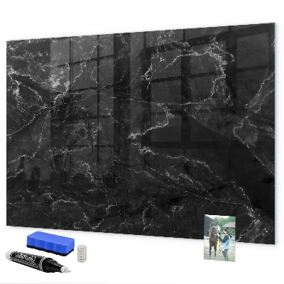 Magnetic dry erase board A stylish board for notes and photos
