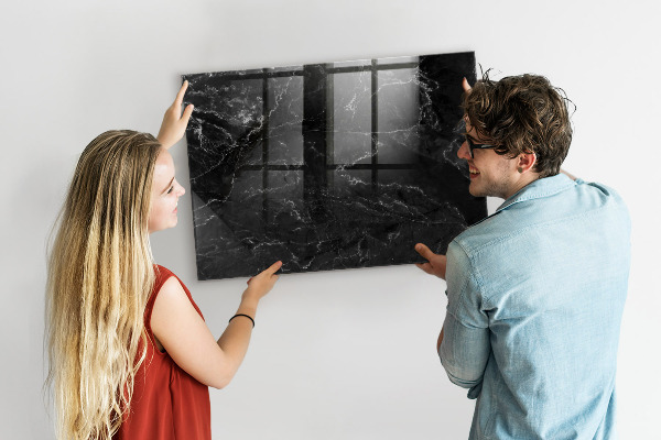 Magnetic dry erase board A stylish board for notes and photos