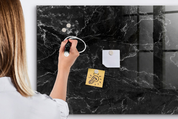 Magnetic dry erase board A stylish board for notes and photos