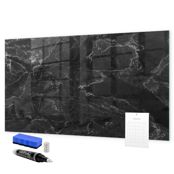 Magnetic dry erase board A stylish board for notes and photos