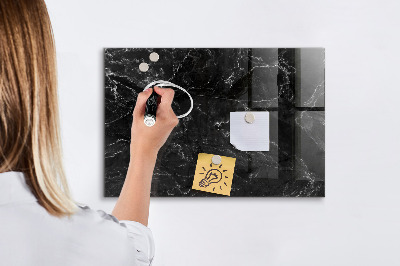 Magnetic dry erase board A stylish board for notes and photos
