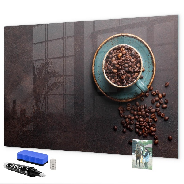 Dry erase board magnetic Magnetic board for photos and notes