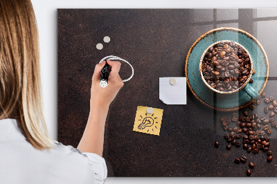 Dry erase board magnetic Magnetic board for photos and notes