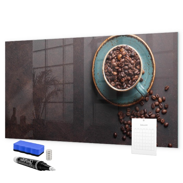 Dry erase board magnetic Magnetic board for photos and notes