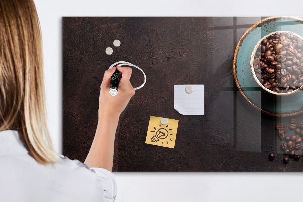 Dry erase board magnetic Magnetic board for photos and notes