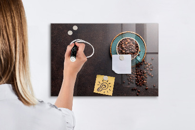 Dry erase board magnetic Magnetic board for photos and notes