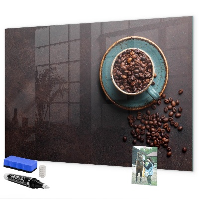 Dry erase board magnetic Magnetic board for photos and notes