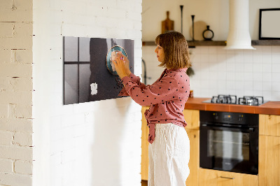 Dry erase board magnetic Magnetic board for photos and notes