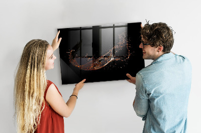 Magnetic dry erase board Creative photo display board