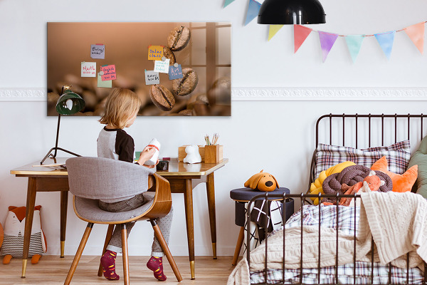Dry erase board magnetic A creative space for notes and photos