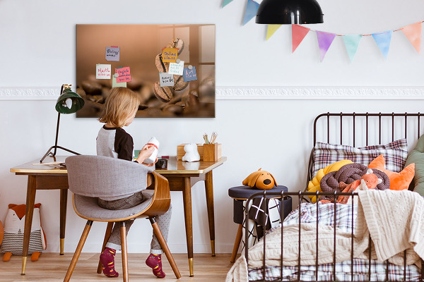 Dry erase board magnetic A creative space for notes and photos