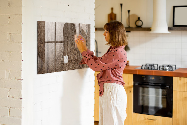 Magnetic dry erase board Note and photo board