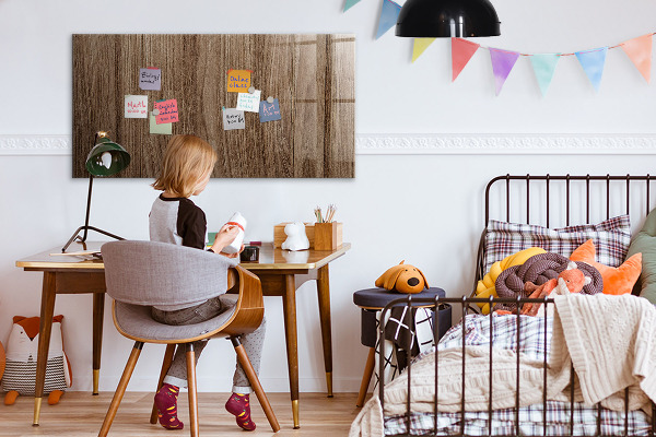 Magnetic dry erase board Note and photo board
