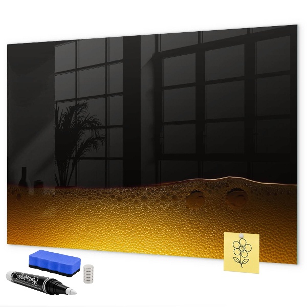 Dry erase board magnetic Magnetic board for notes and photos