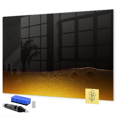 Dry erase board magnetic Magnetic board for notes and photos