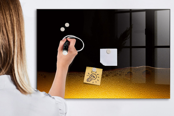 Dry erase board magnetic Magnetic board for notes and photos