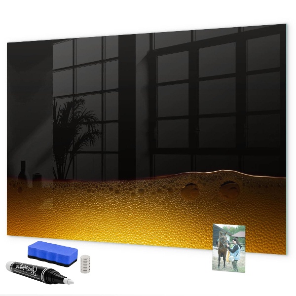 Dry erase board magnetic Magnetic board for notes and photos