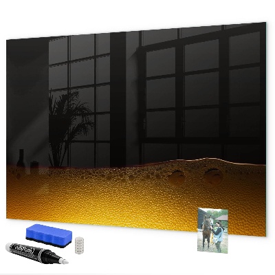 Dry erase board magnetic Magnetic board for notes and photos