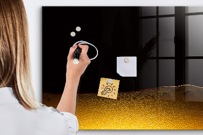 Dry erase board magnetic Magnetic board for notes and photos