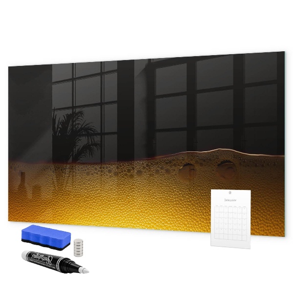 Dry erase board magnetic Magnetic board for notes and photos