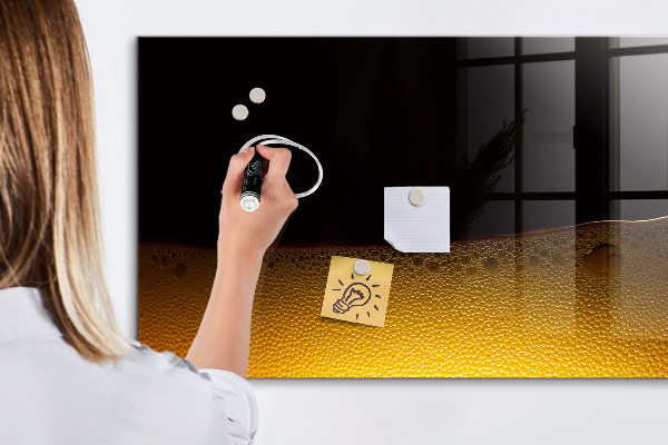 Dry erase board magnetic Magnetic board for notes and photos
