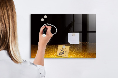 Dry erase board magnetic Magnetic board for notes and photos