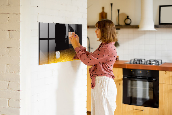 Dry erase board magnetic Magnetic board for notes and photos