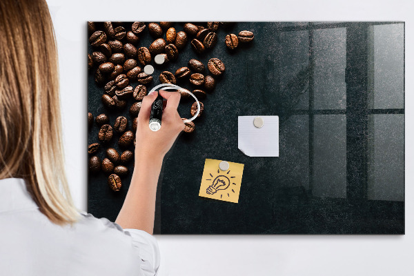 Magnetic dry erase board Coffee and memories in one place