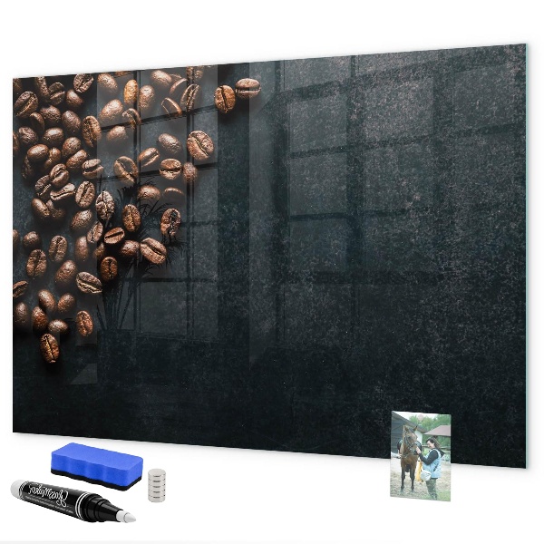 Magnetic dry erase board Coffee and memories in one place