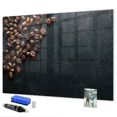 Magnetic dry erase board Coffee and memories in one place