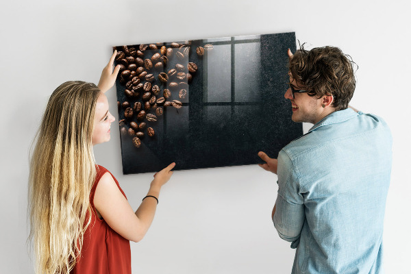 Magnetic dry erase board Coffee and memories in one place