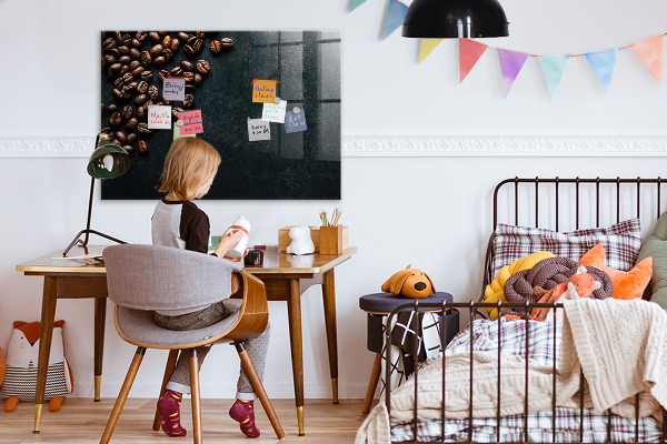 Magnetic dry erase board Coffee and memories in one place