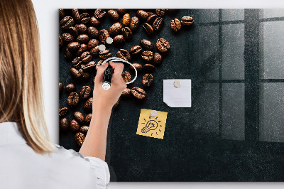 Magnetic dry erase board Coffee and memories in one place