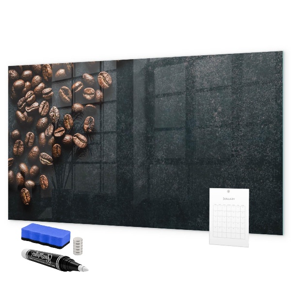 Magnetic dry erase board Coffee and memories in one place