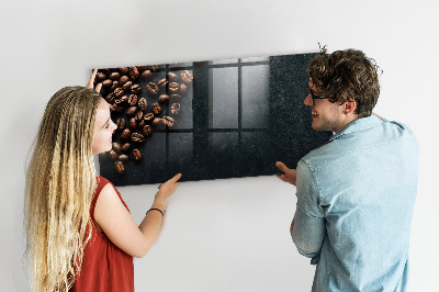 Magnetic dry erase board Coffee and memories in one place