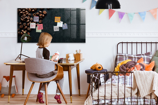 Magnetic dry erase board Coffee and memories in one place