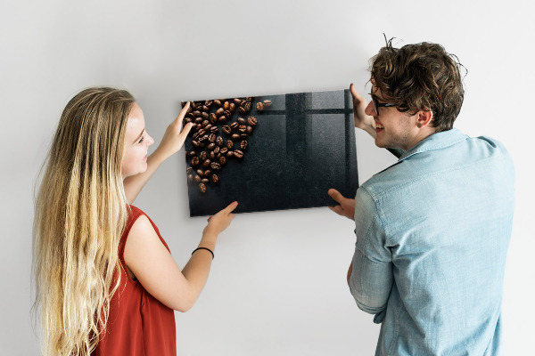 Magnetic dry erase board Coffee and memories in one place