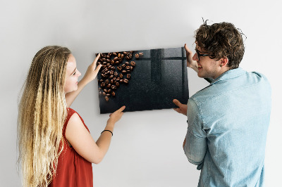 Magnetic dry erase board Coffee and memories in one place