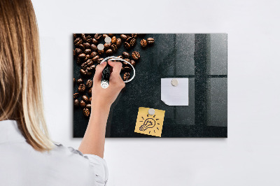 Magnetic dry erase board Coffee and memories in one place